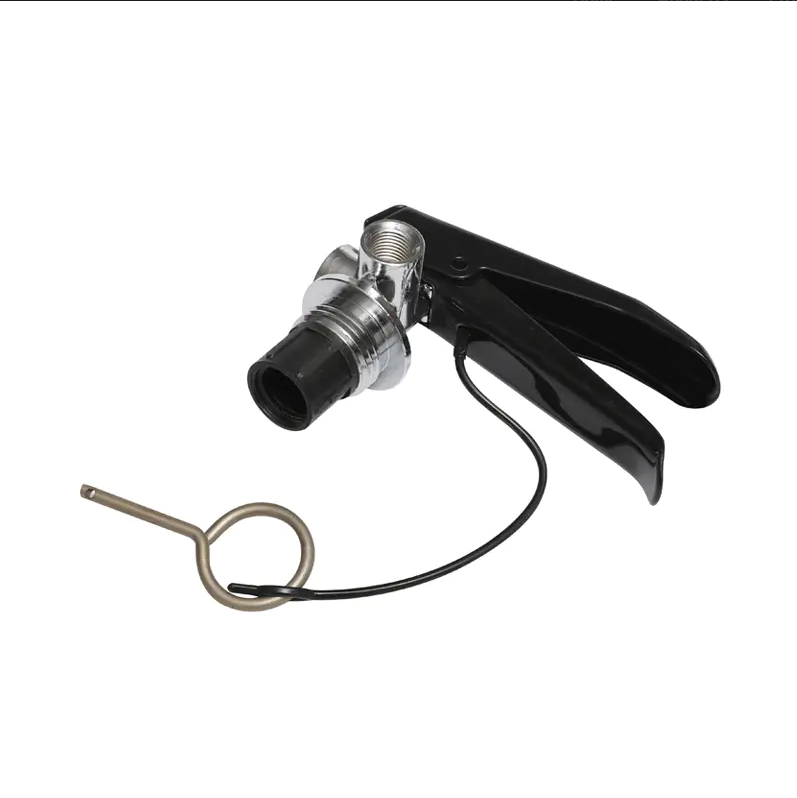 Qual é o papel principal da válvula seca em extintores de incêndio em pó seco? Como controla a liberação e a injeção de agentes de extinção de incêndio em pó seco?